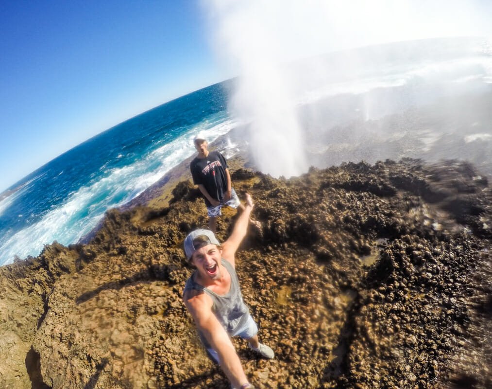 cote ouest australie blowholes