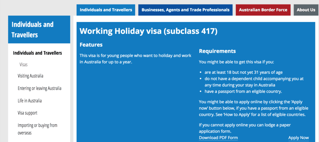 Partir 1 an en Australie site gov Partir 1 an en Australie site gov