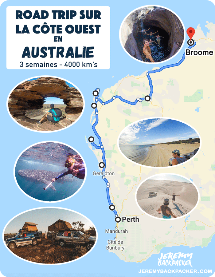 cote-ouest-australie-carte-itineraire-road-trip