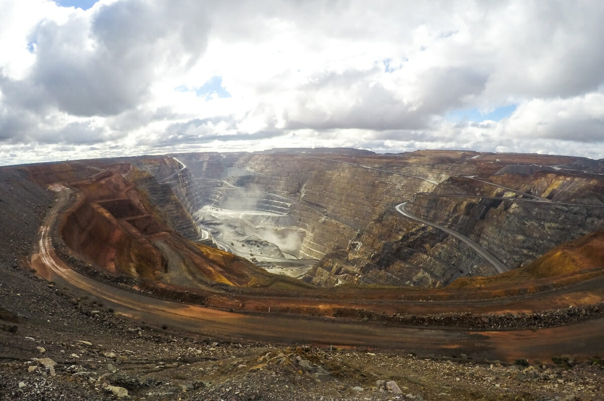 Cote ouest australie Superpit Kalgoorlie