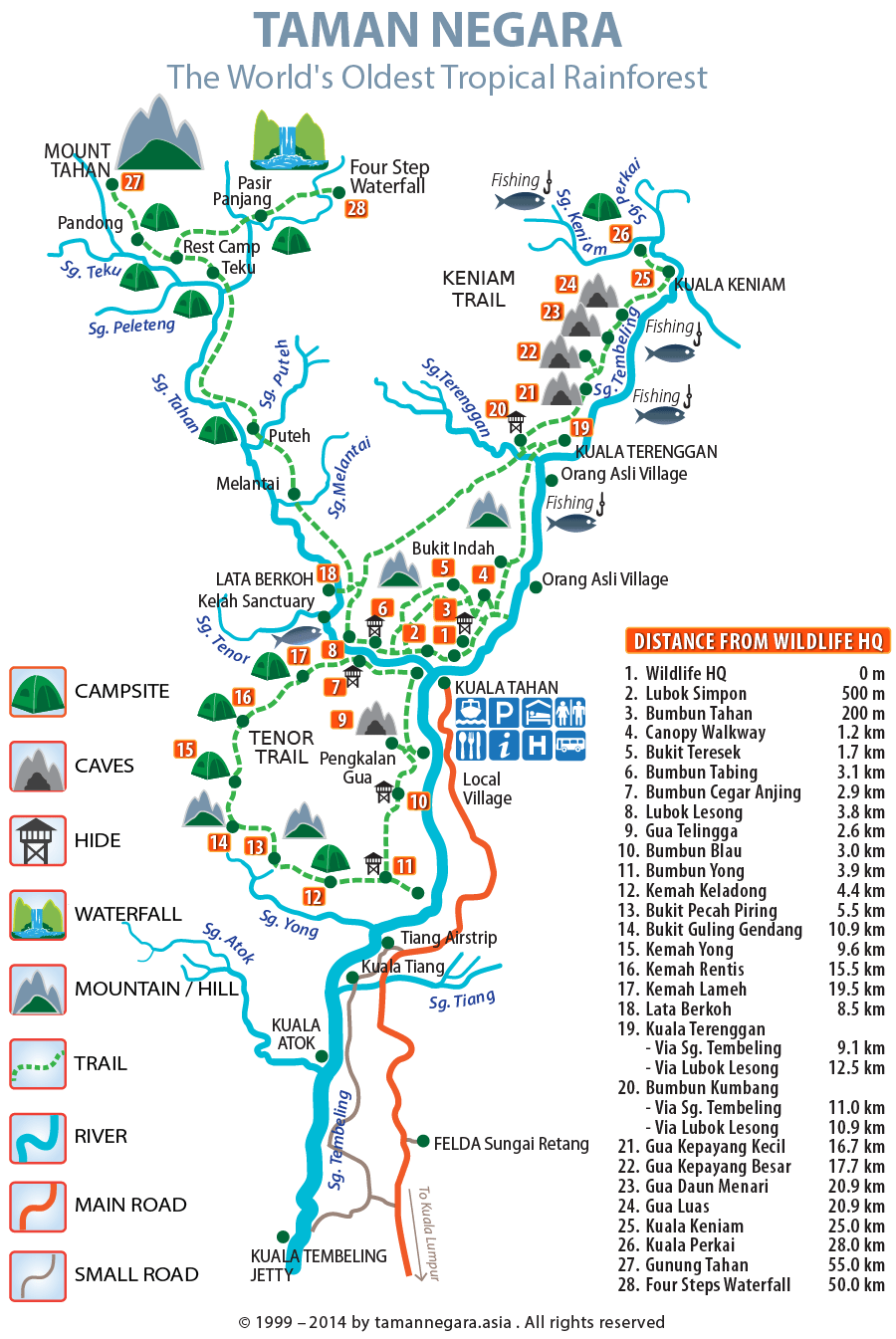 carte taman negara malaisie carte taman negara malaisie