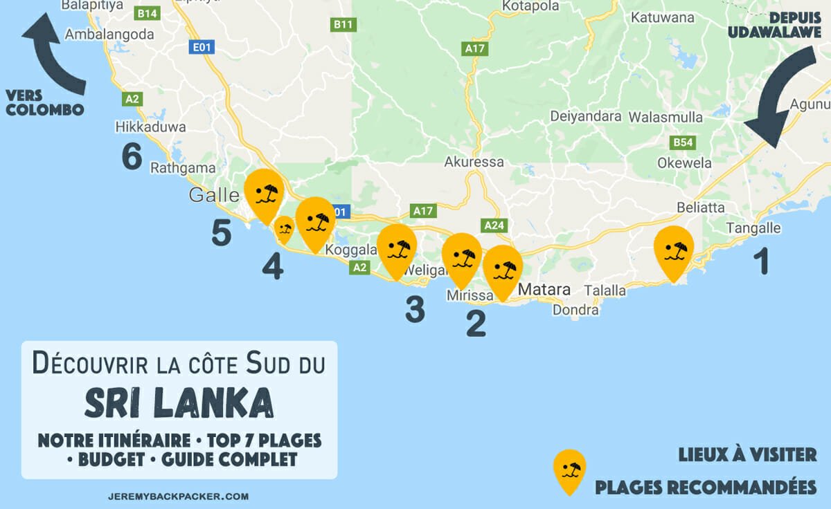 carte-plage-sri-lanka-cote-sud carte-plage-sri-lanka-cote-sud