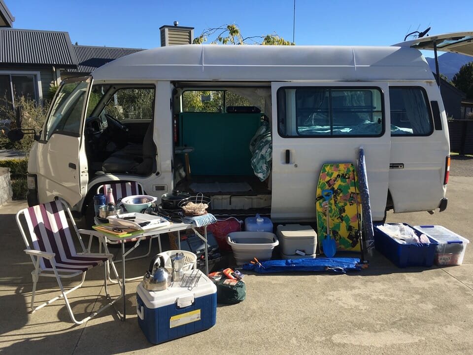 van toyota hiace nouvelle zelande