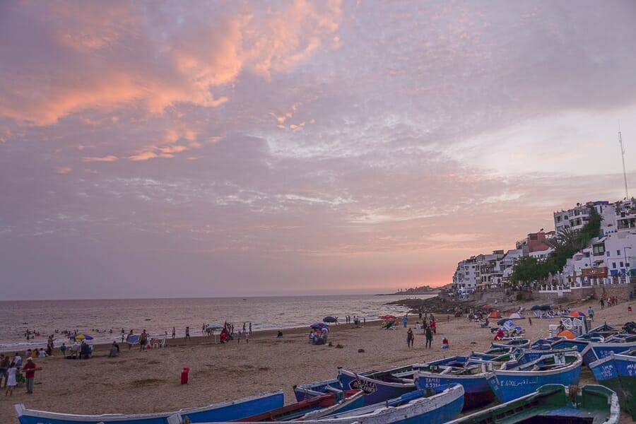 plage village taghazout