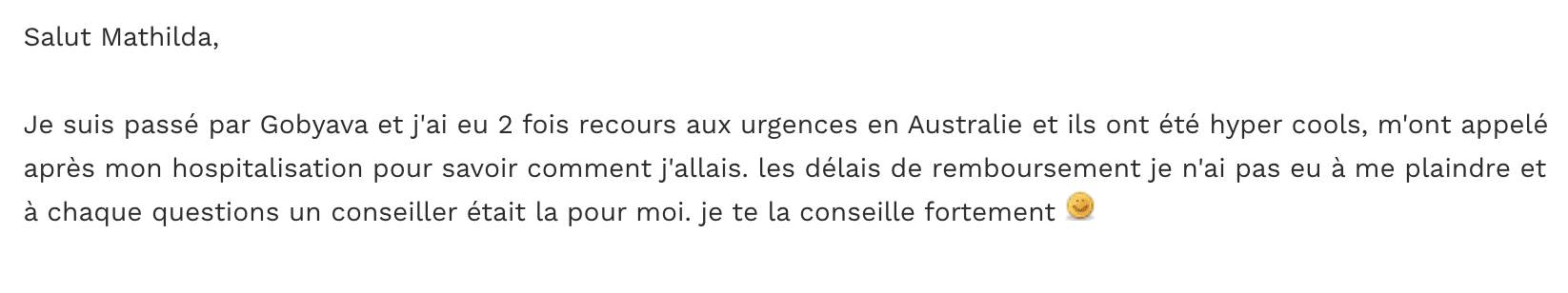 assurance pvt australie avis 1