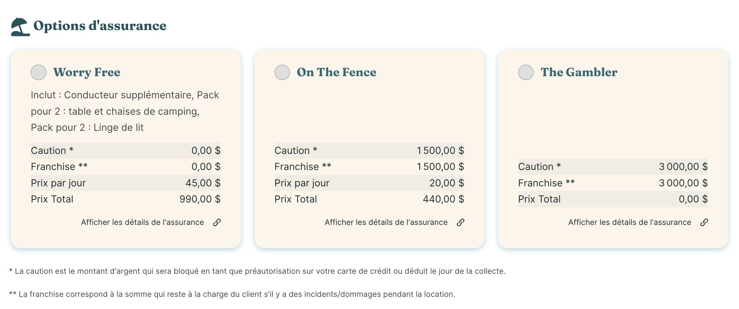 Assurance location van nouvelle zelande