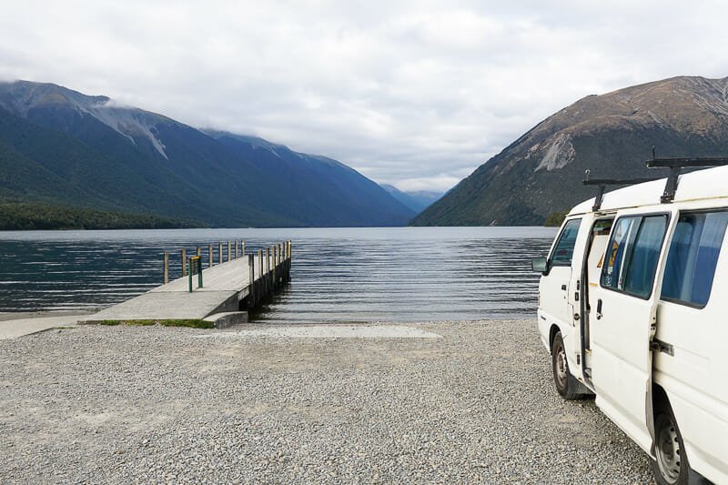 location van en nouvelle zelande road trip