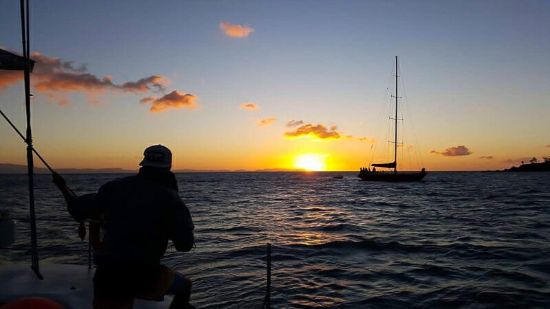 coucher de soleil whitsundays