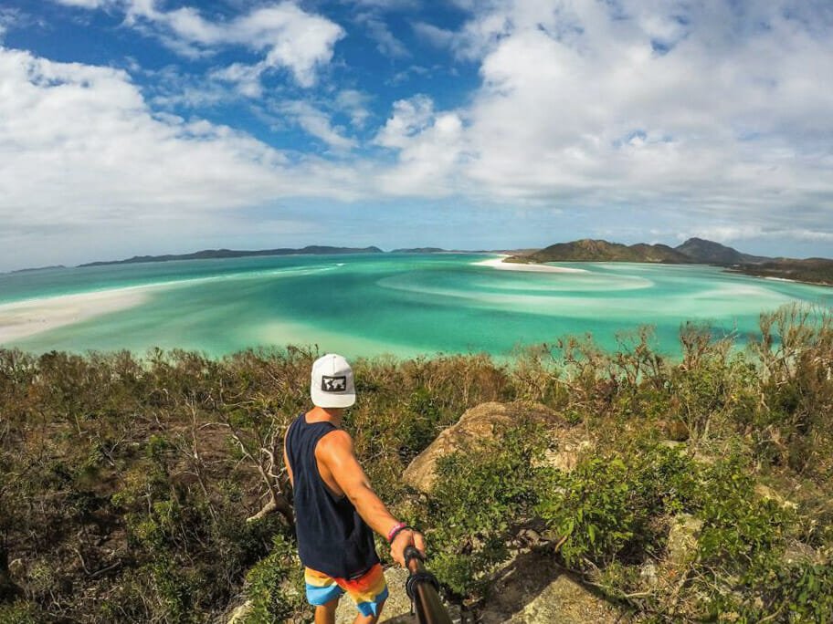 inlet hill whithaven beach whitsundays