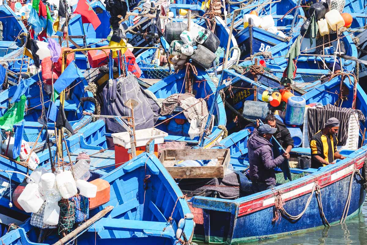 pecheurs essaouira maroc