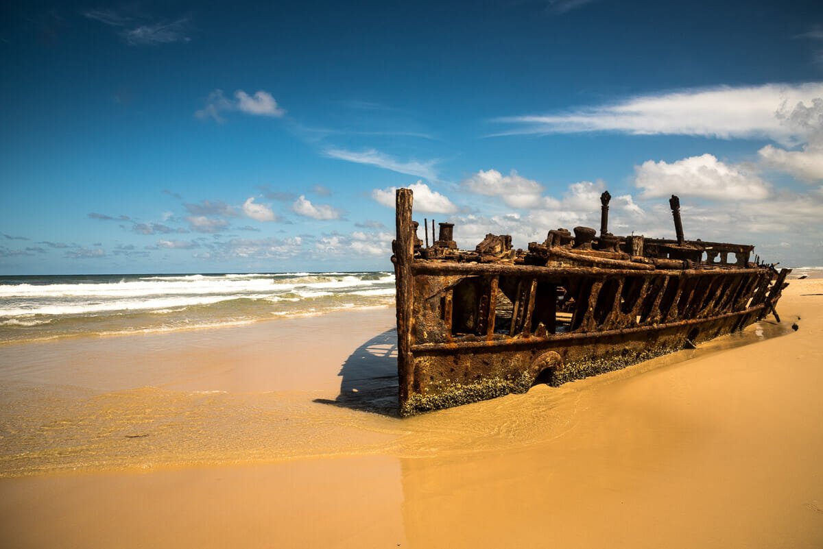 Maheno epave fraser island australie Maheno epave fraser island australie