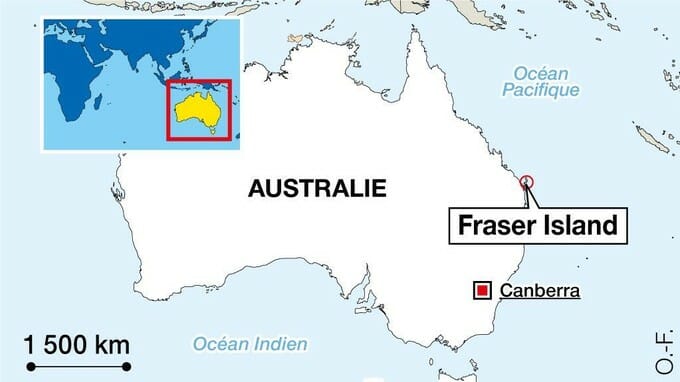 carte ou se trouve fraser island carte ou se trouve fraser island