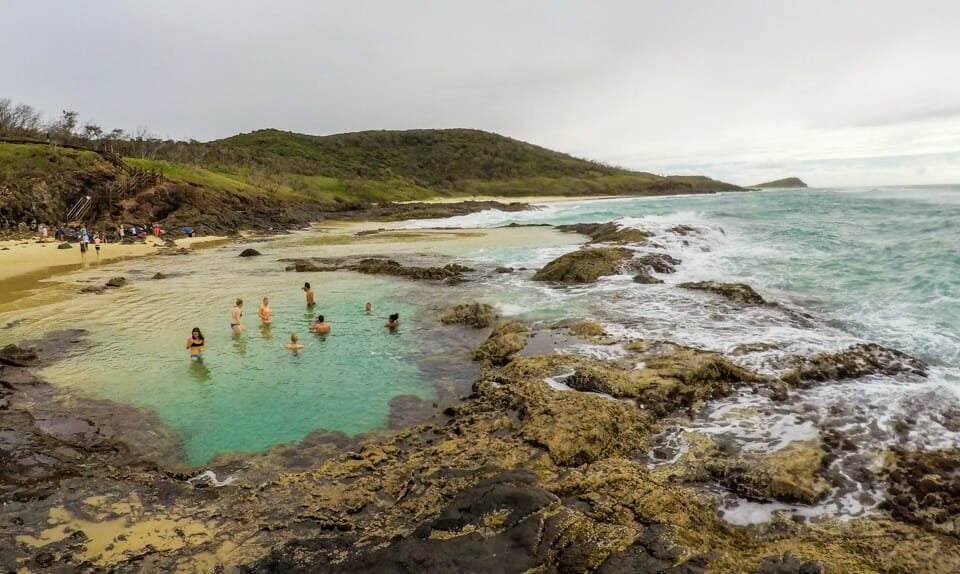fraser island champagne pool fraser island champagne pool