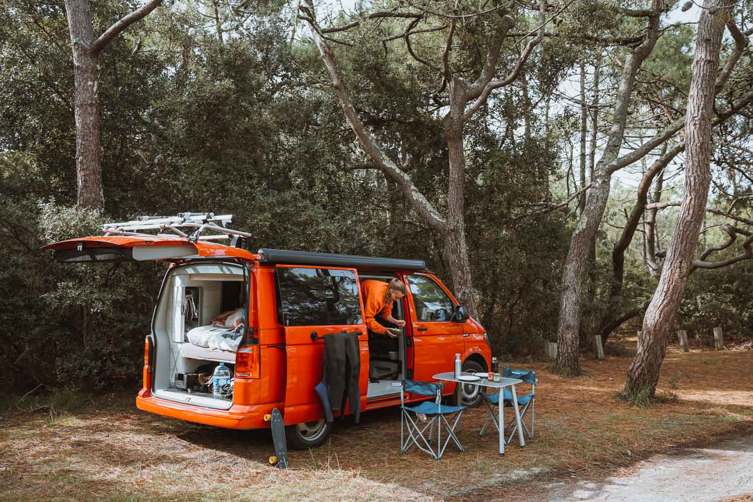 location van cote ouest france road trip