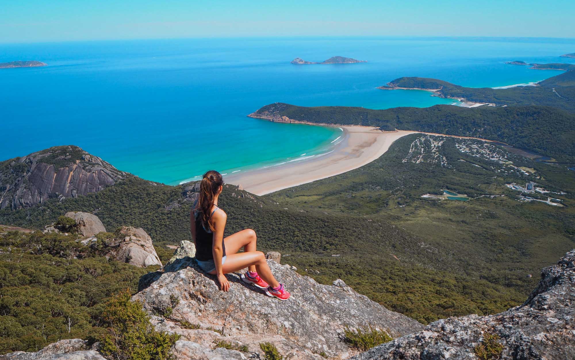 vue sommet mt oberon parc national wilsons promontory
