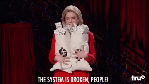 system broken people gif