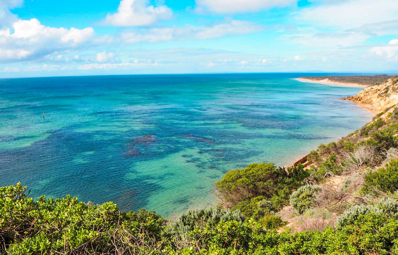 eau turquoise peninsule mornington blog voyage