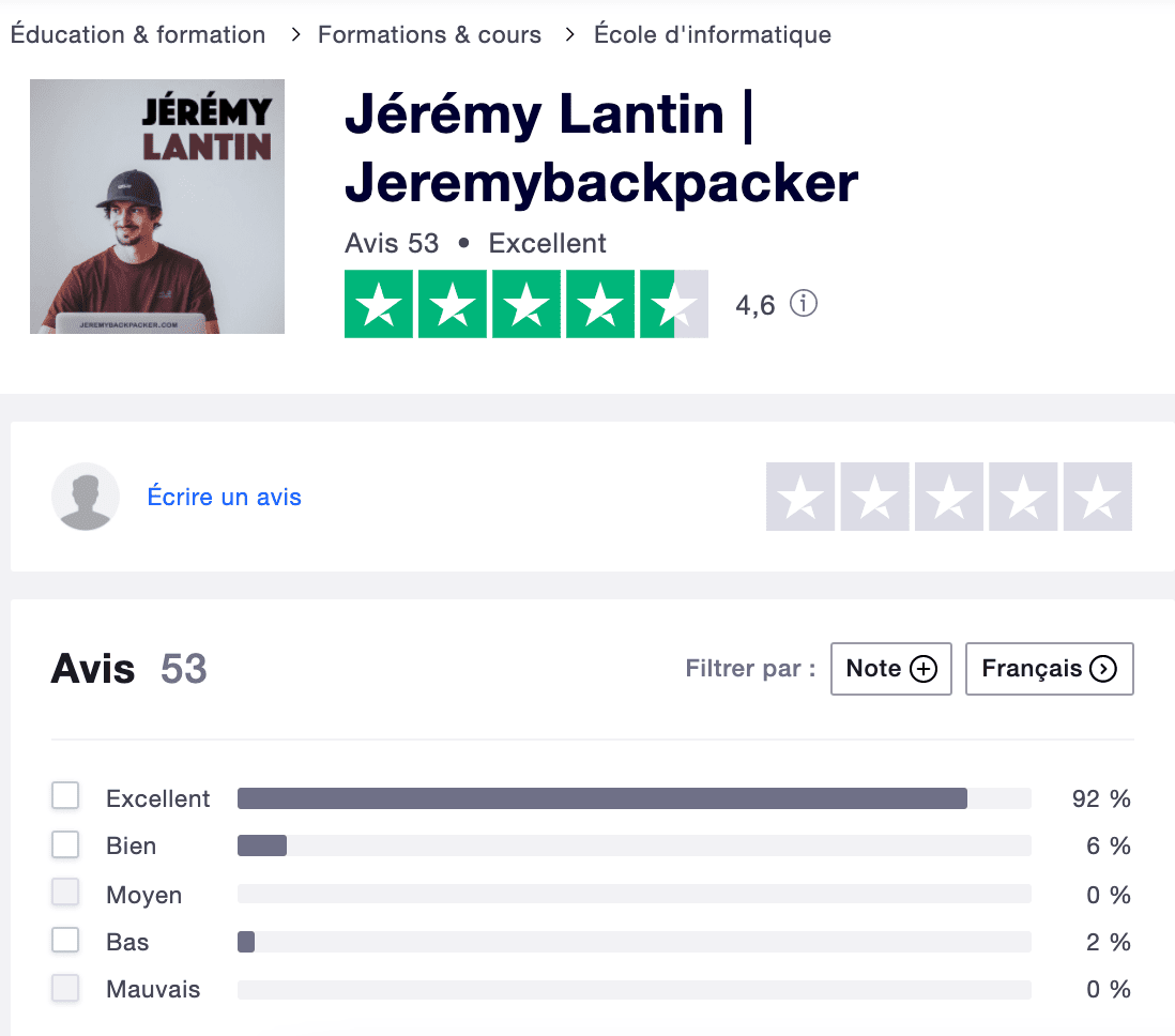 avis formations jeremybackpacker