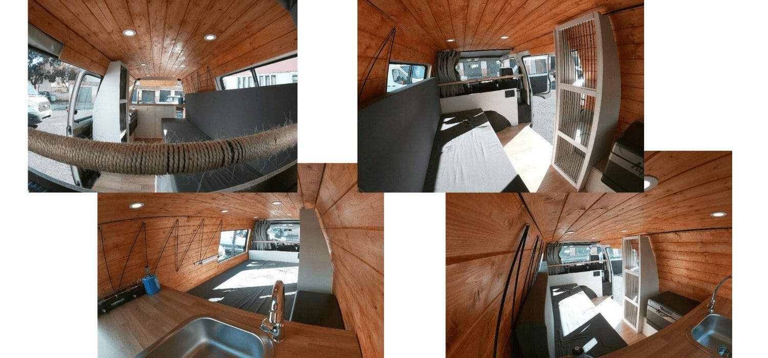 van portugal intérieur aménagé