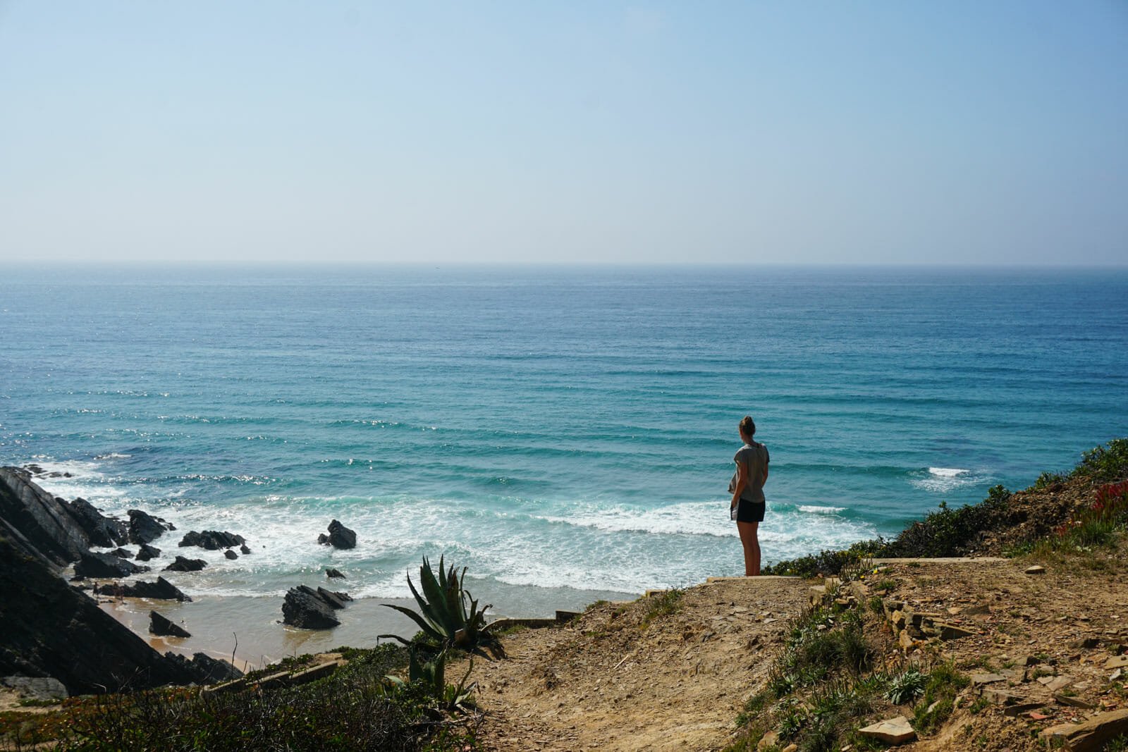plage amalia falaise portugal road trip 2