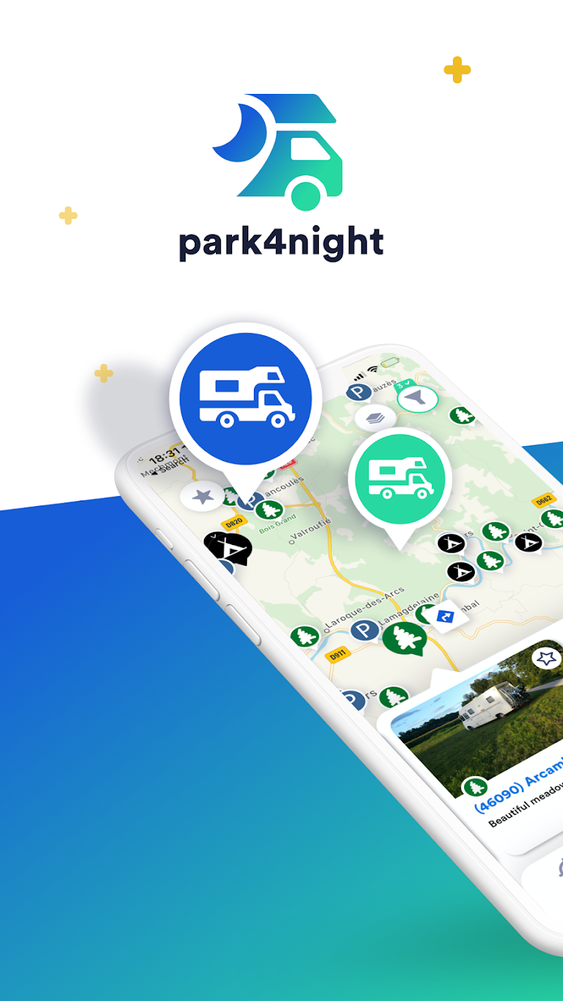 road trip Portugal application park4night