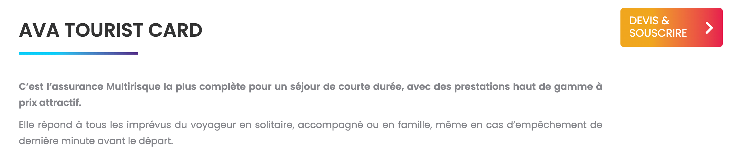 assurance multirisque sejour court étranger