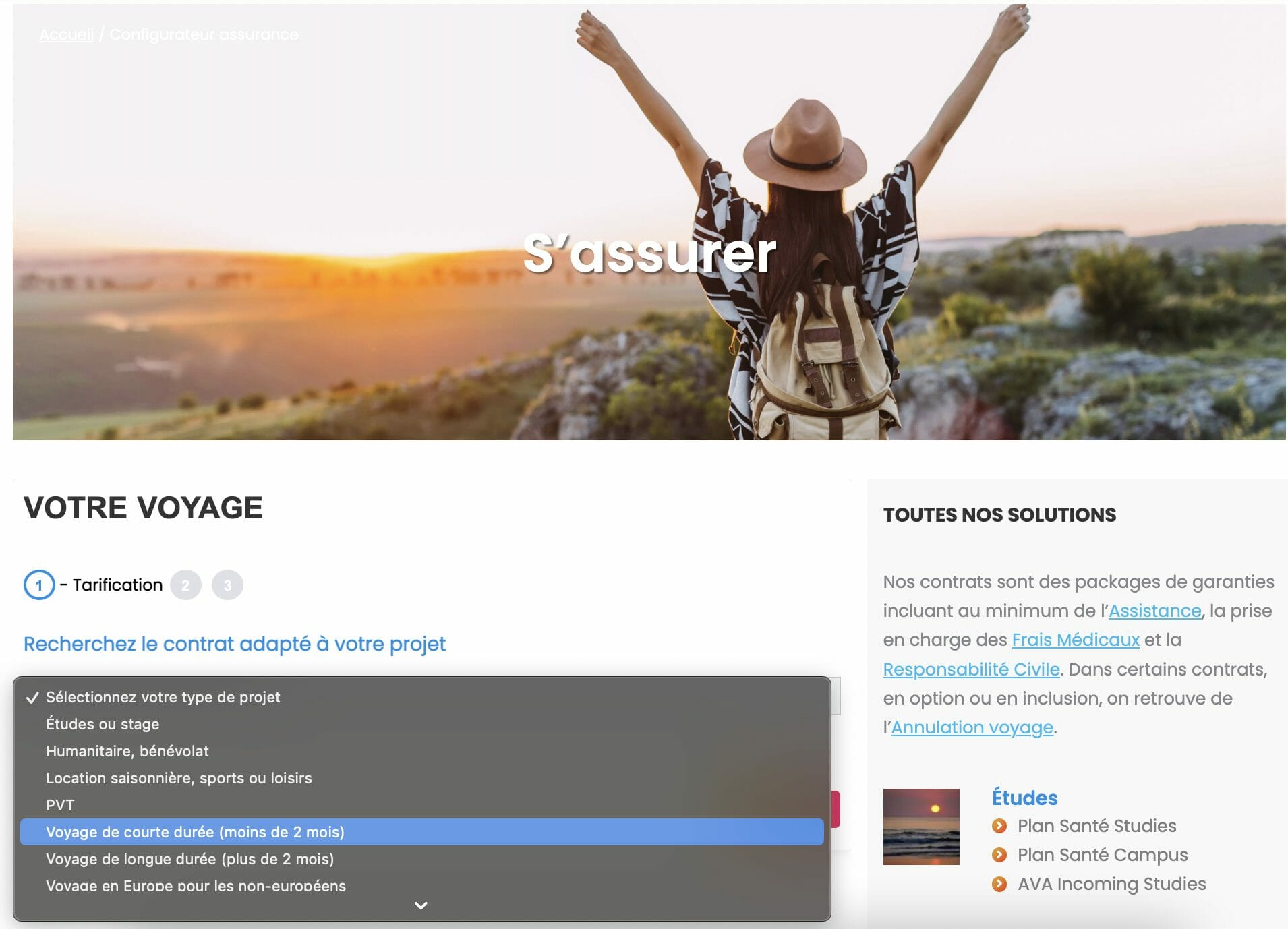 comparateur assurance voyage devis