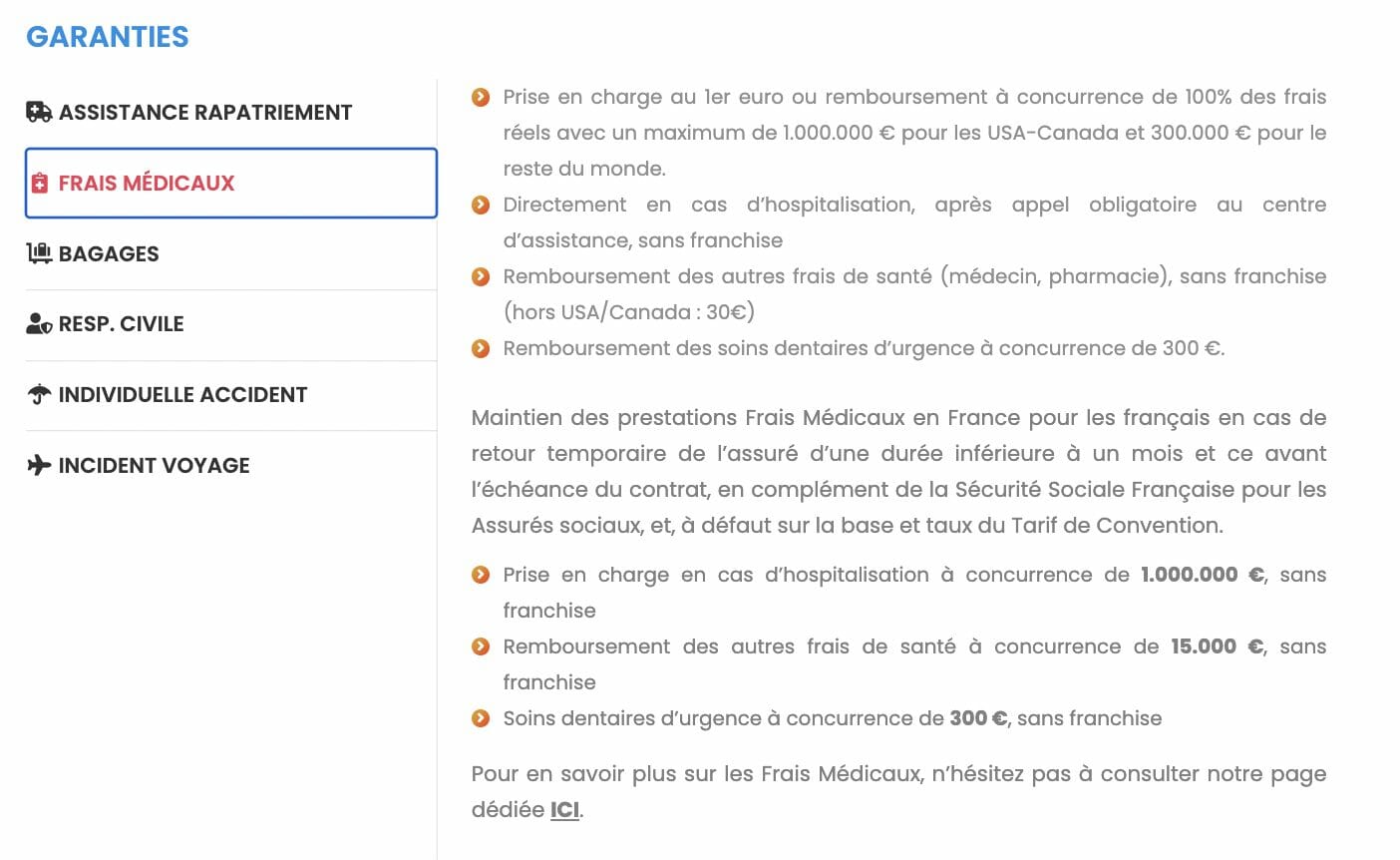 conditions plan sante avanture