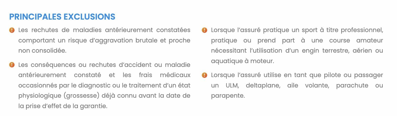 exclusions clause assurance voyage