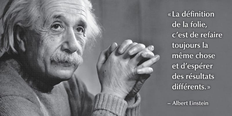 einstein citation trouver sa voie