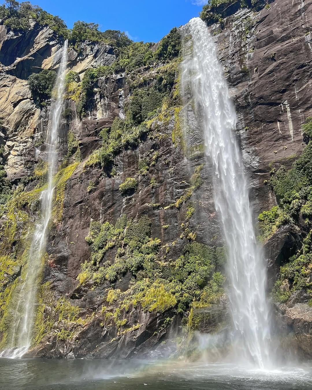 cascade croisère milford sound nouvelle-zélande