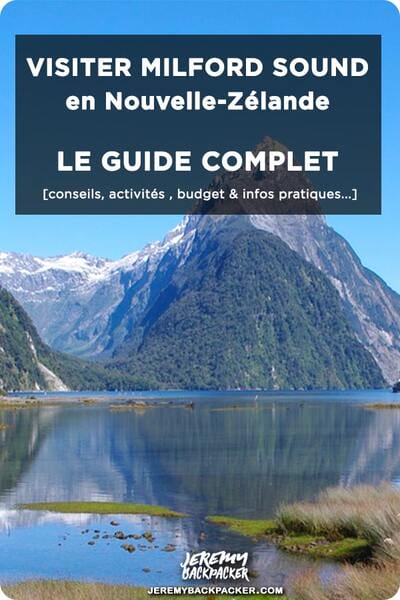 visiter milford sound nouvelle zelande