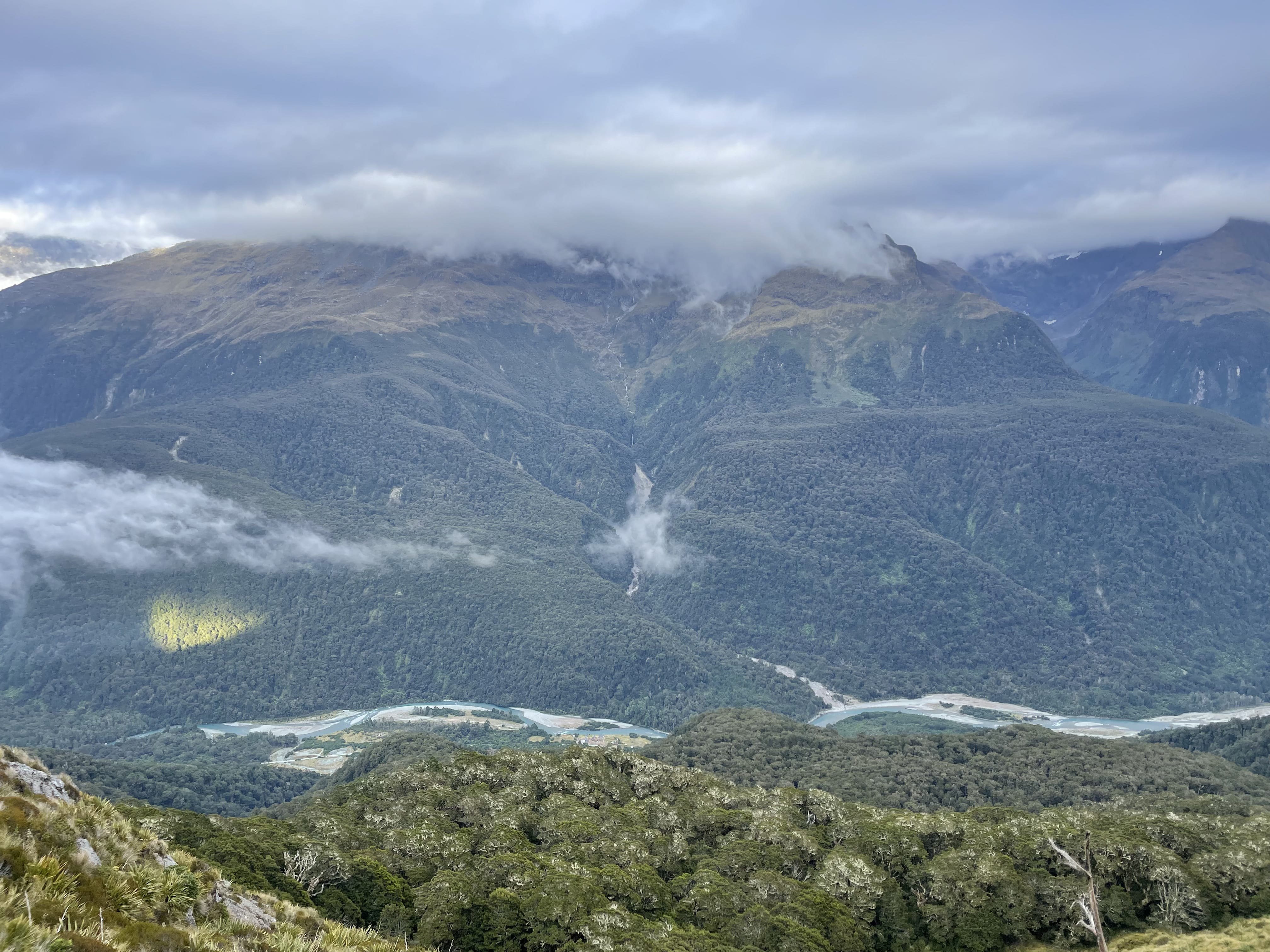 Vue depuis le Great Walk Routeburn