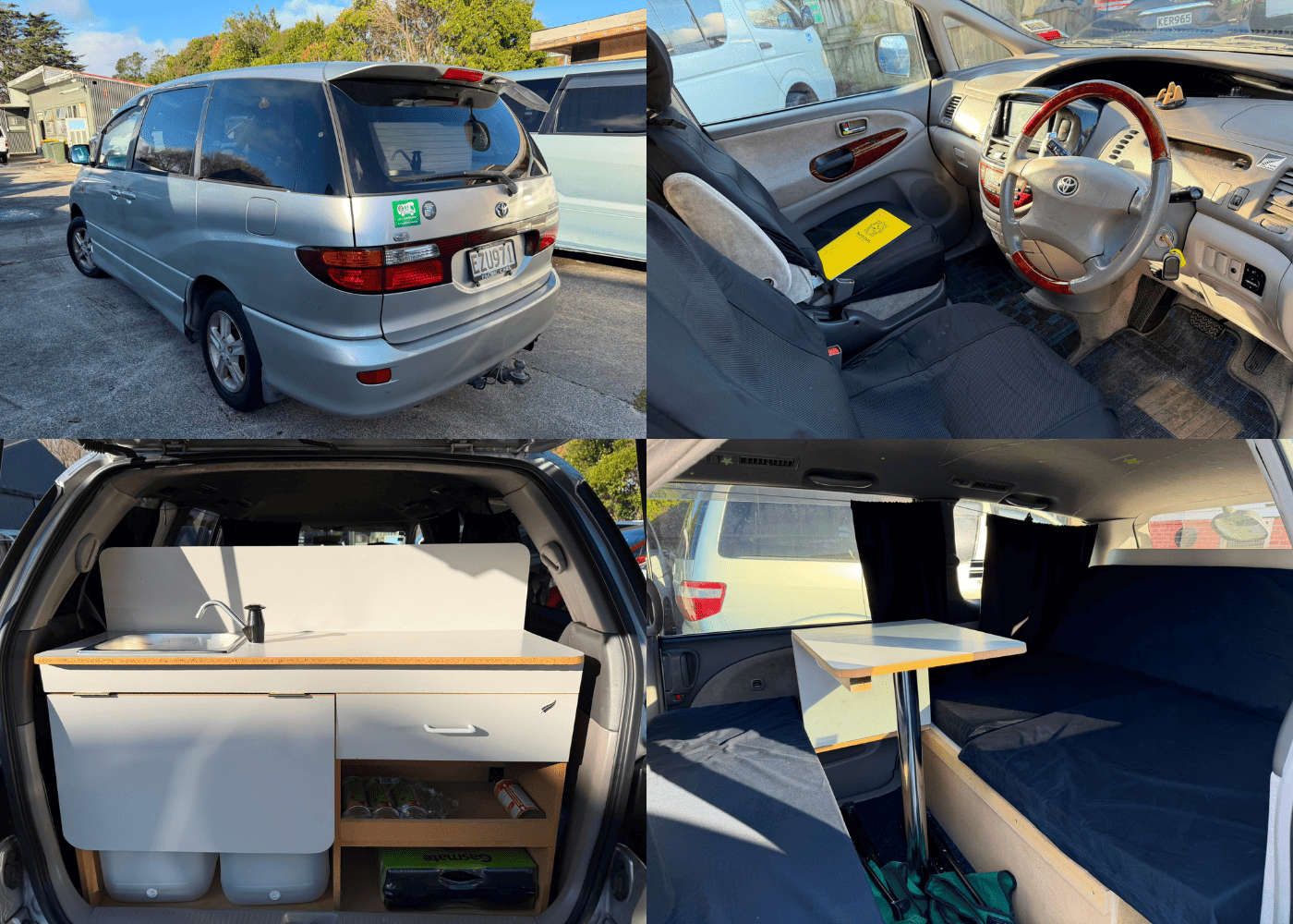 toyota estima amenagee voiture nouvelle zelande